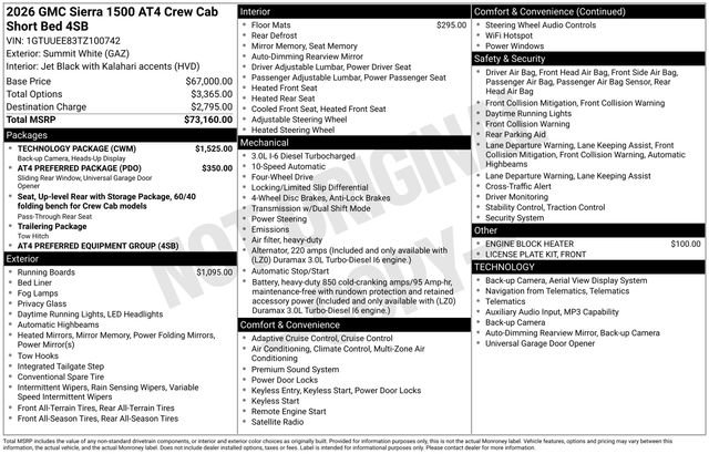 Used 2026 GMC Sierra 1500 AT4 w/ Technology Package image 5