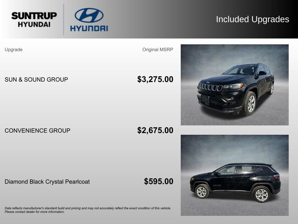 Used 2025 Jeep Compass Latitude w/ Sun & Sound Group image 2