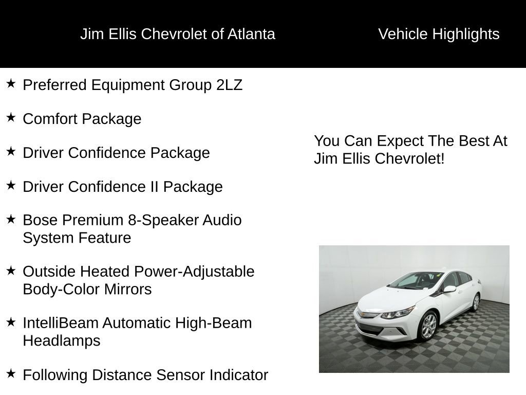 Used 2017 Chevrolet Volt Premier w/ Driver Confidence II Package image 5