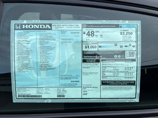New 2026 Honda Civic Sport Touring image 30