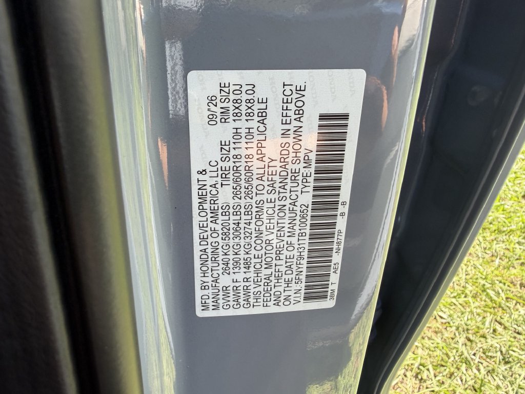New 2026 Honda Passport RTL image 21