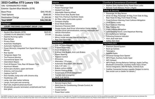 Certified 2023 Cadillac XT5 Luxury FWD image 35