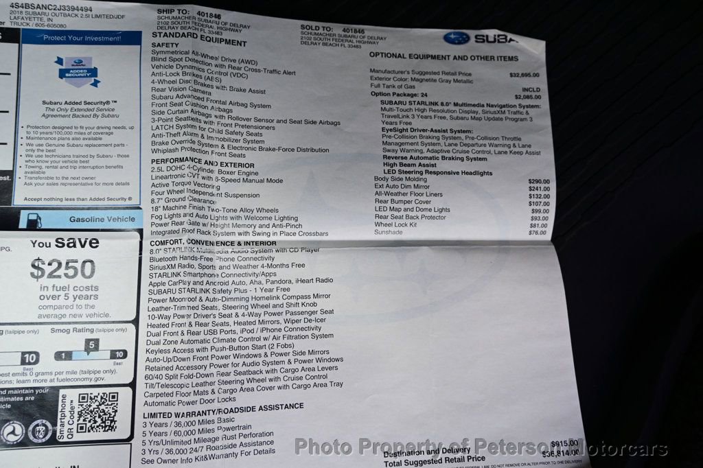 Used 2018 Subaru Outback 2.5i Limited image 46