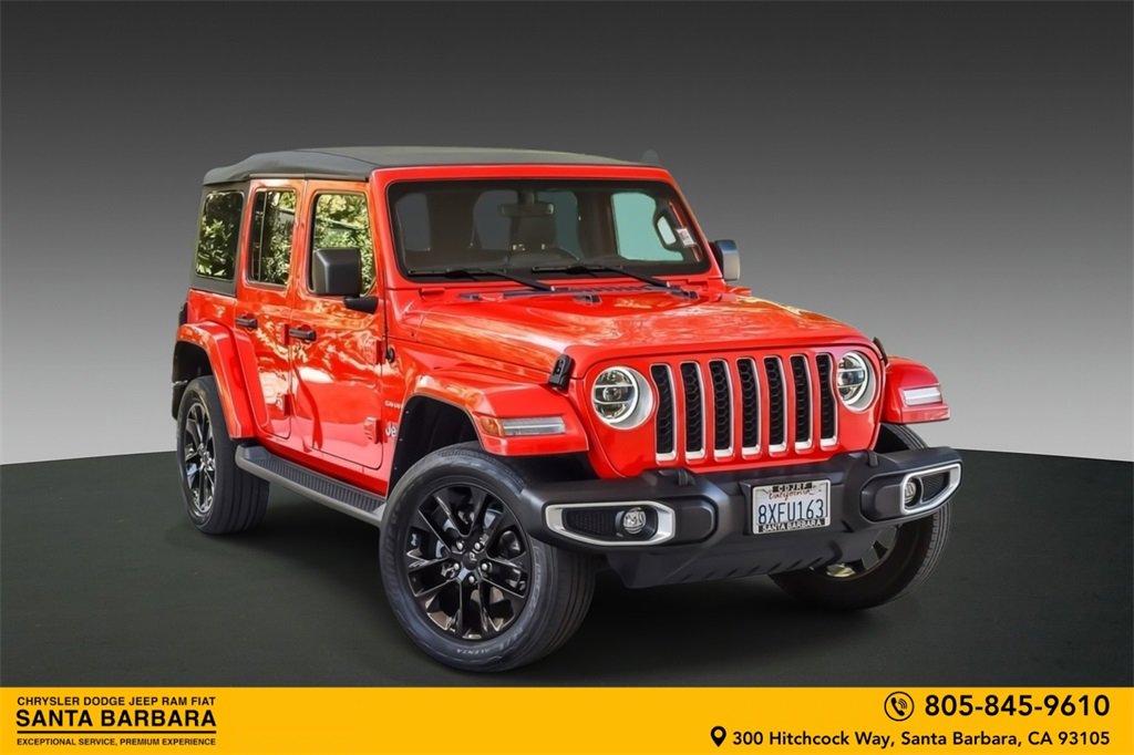 Used 2021 Jeep Wrangler Unlimited Sahara 4xe w/ Safety Group image 1