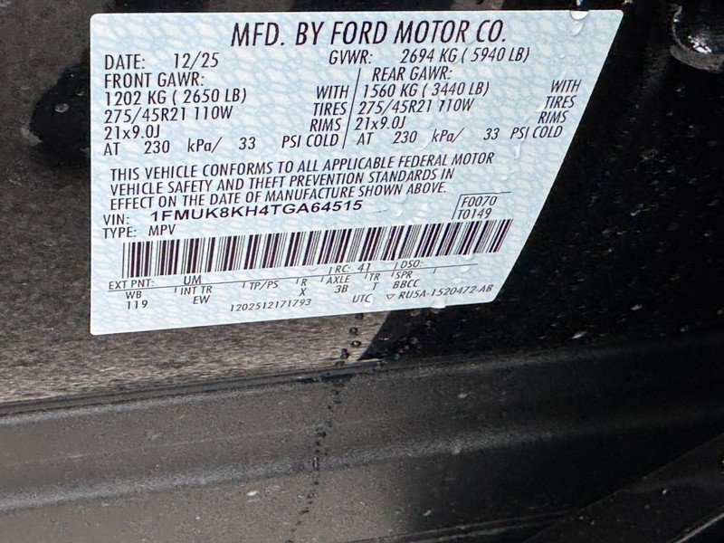 New 2026 Ford Explorer ST-Line w/ ST-Line Street Pack image 17