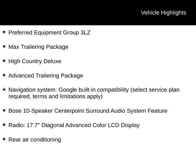 Used 2025 Chevrolet Tahoe High Country AWD/4WD image 5