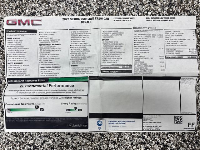 Used 2022 GMC Sierra 2500 Denali w/ Technology Package image 78