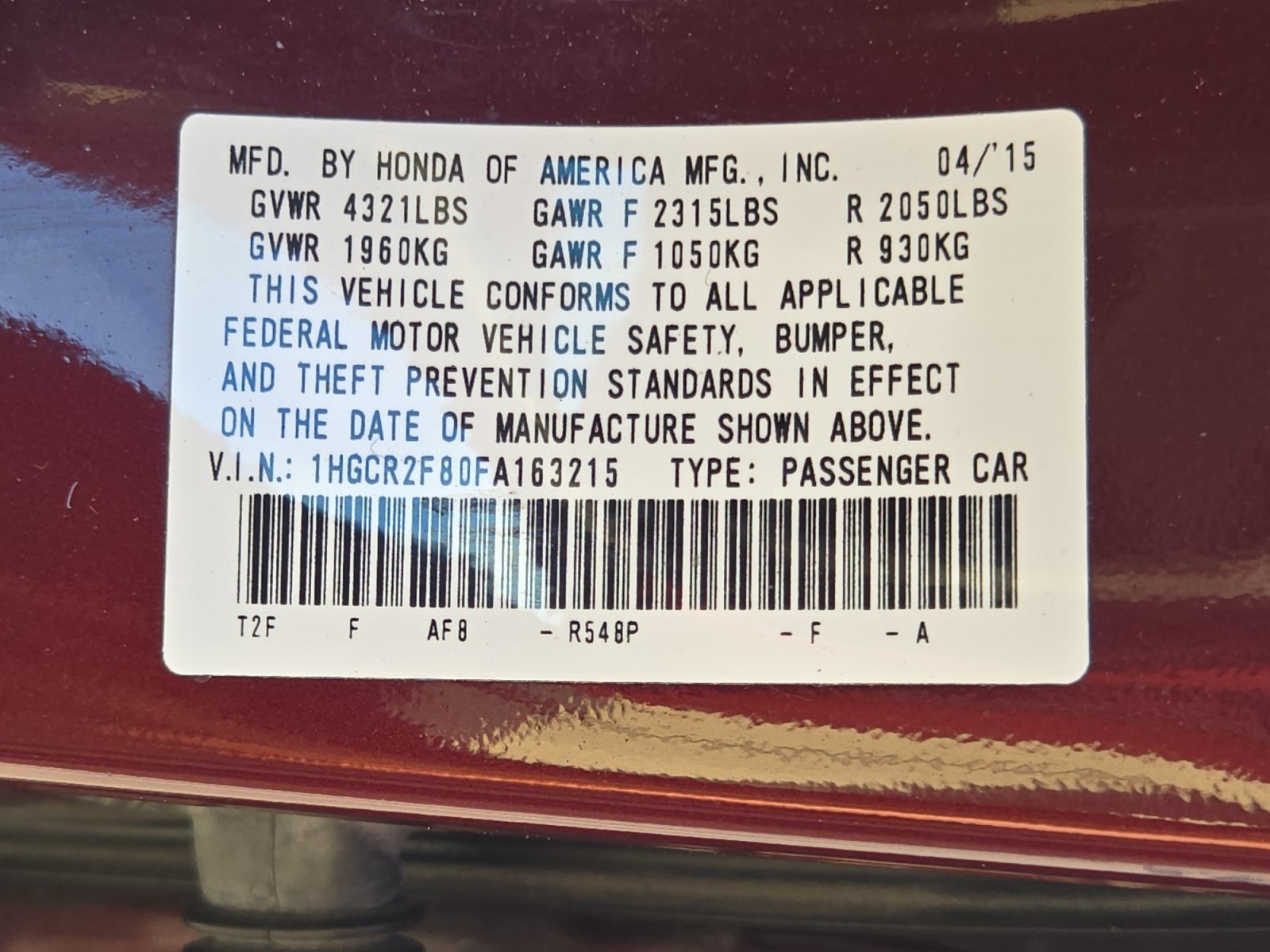 Used 2015 Honda Accord EX-L image 24