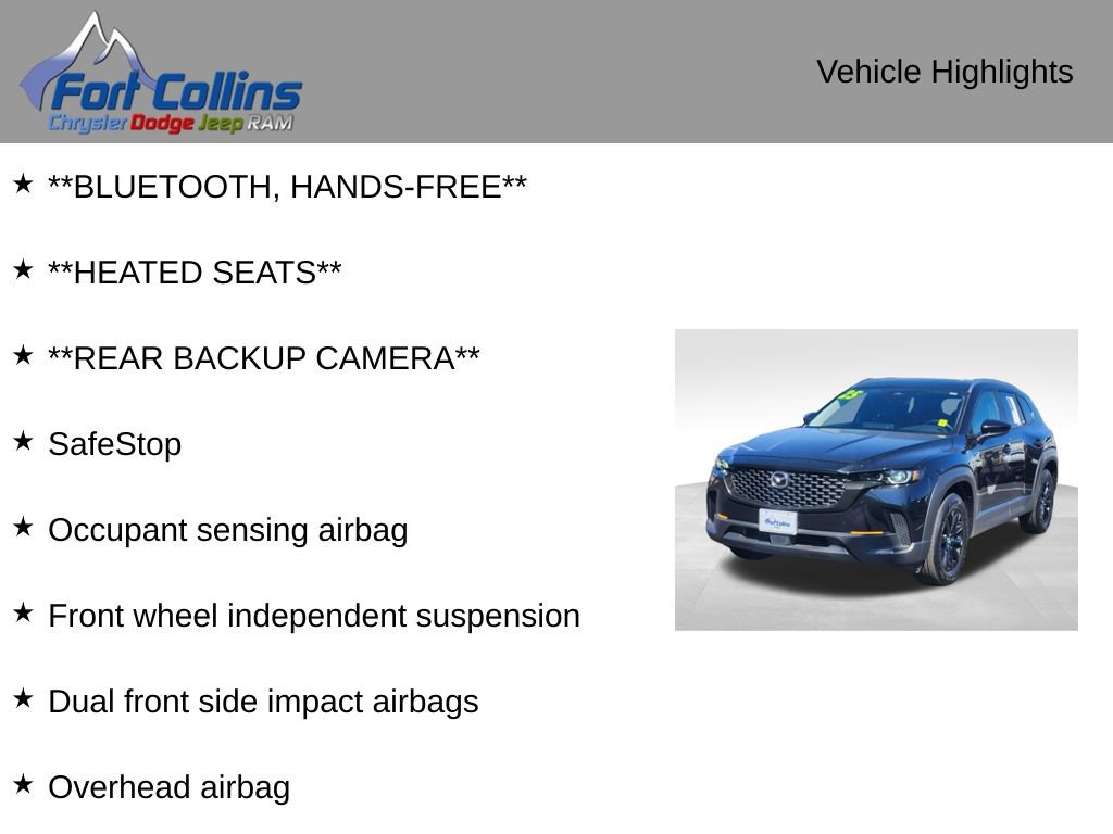 Used 2025 MAZDA CX-50 AWD 2.5 S w/ Premium Package image 4