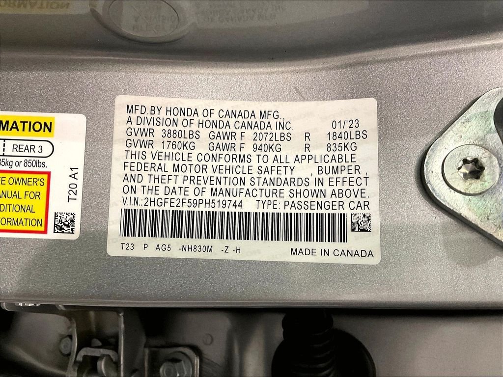 Used 2023 Honda Civic Sport image 33