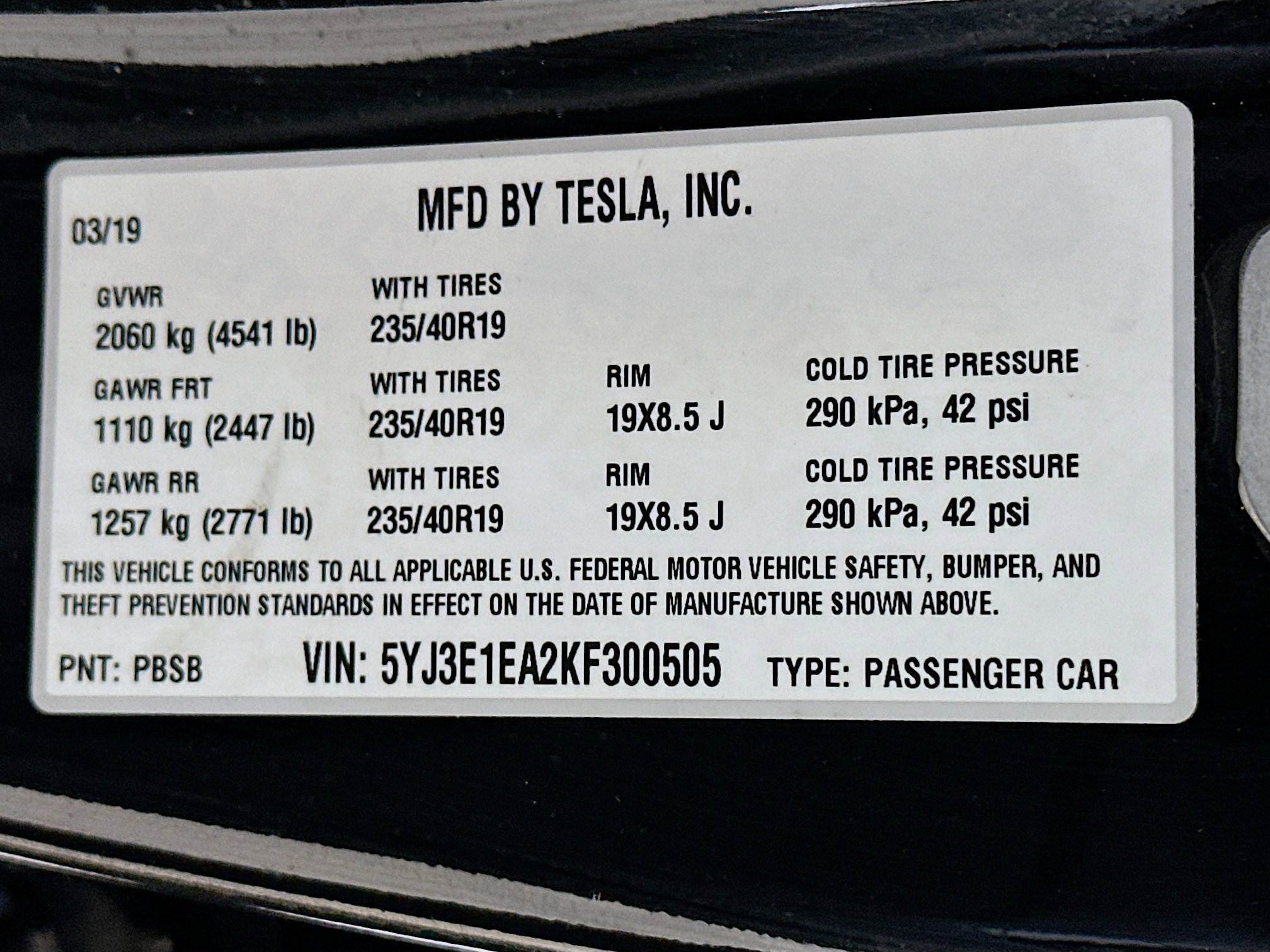 Used 2019 Tesla Model 3 Standard Range Plus image 12