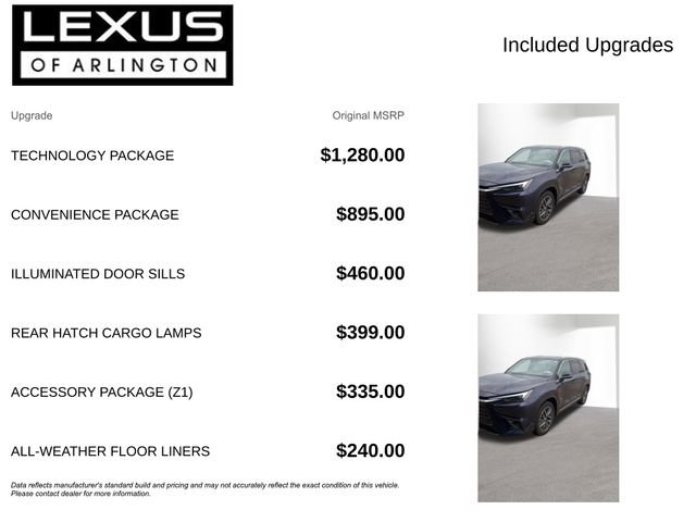 Certified 2025 Lexus TX 350 AWD w/ Technology Package image 4