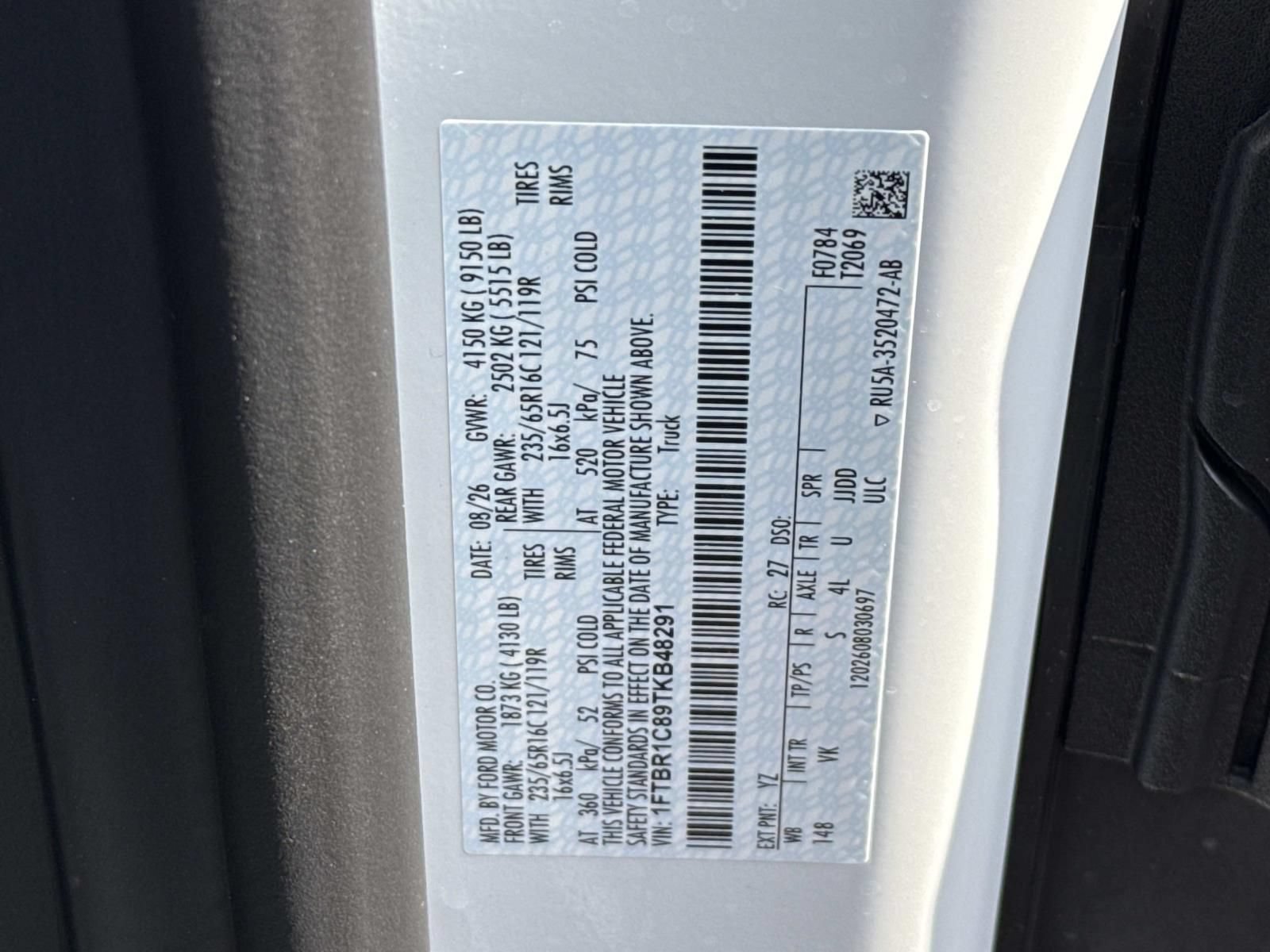New 2026 Ford Transit 250 148 Medium Roof w/ Load Area Protection Package RWD image 21