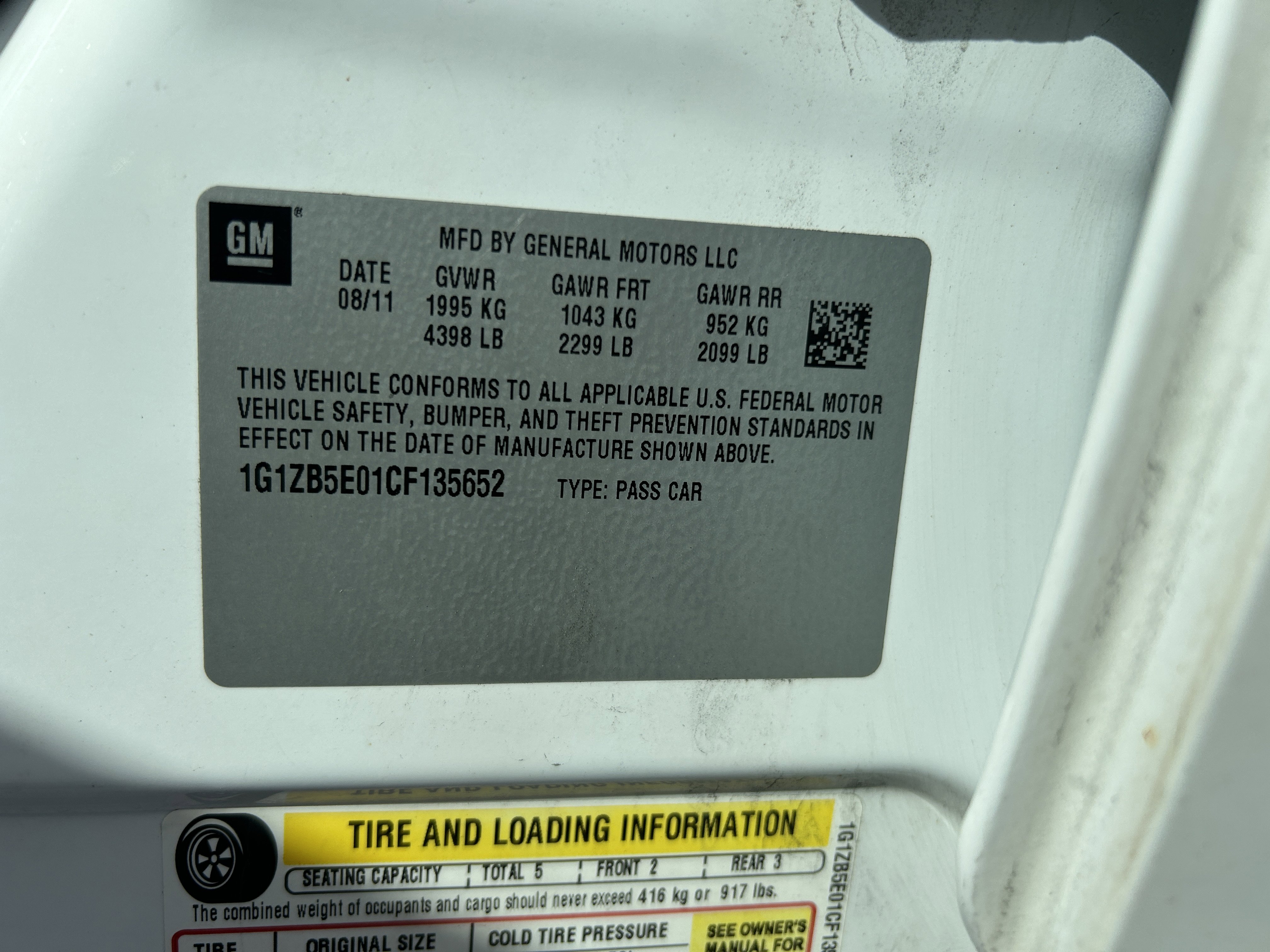 Used 2012 Chevrolet Malibu LS w/ LS Uplevel Package image 14