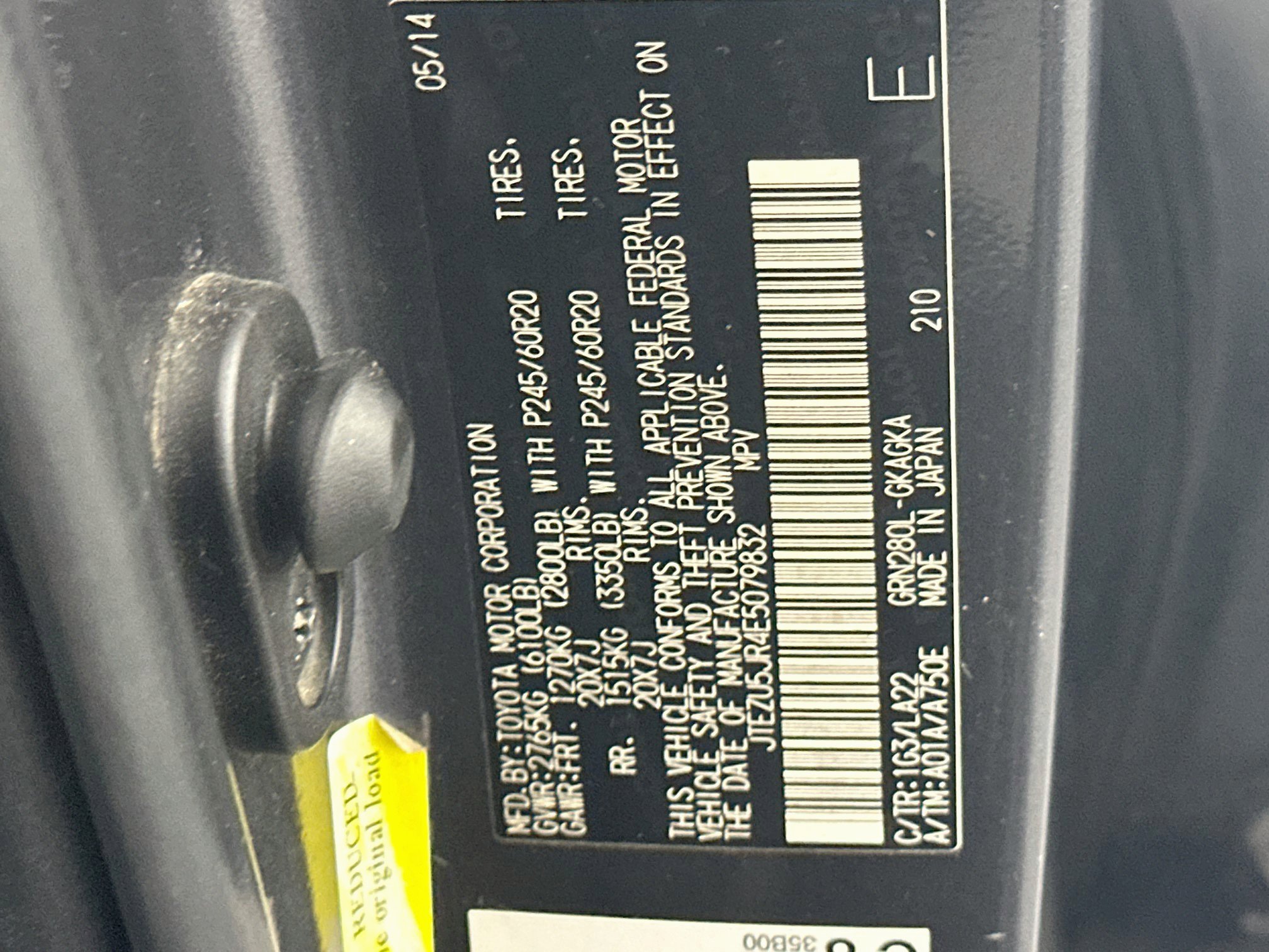 Used 2014 Toyota 4Runner Limited RWD image 12