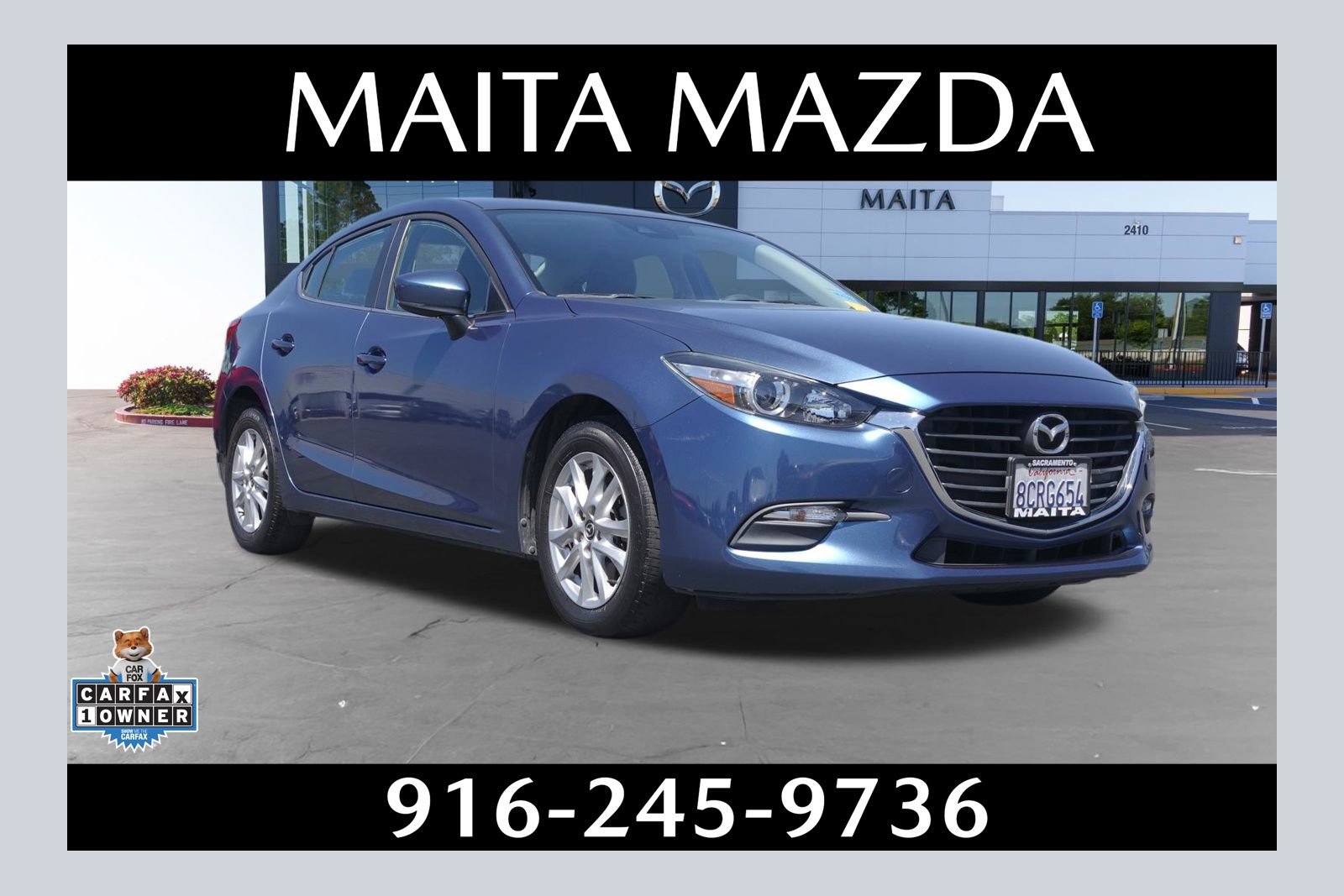 Used 2018 MAZDA MAZDA3 Sport w/ Preferred Equipment Package FWD image 1