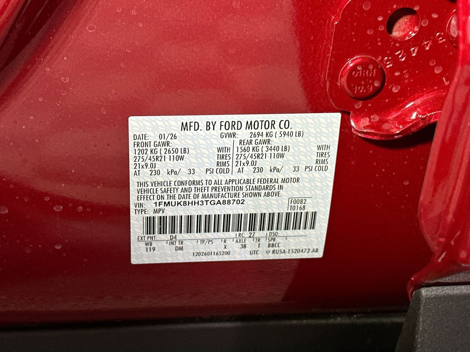 New 2026 Ford Explorer Platinum w/ LUX Leather Package image 41