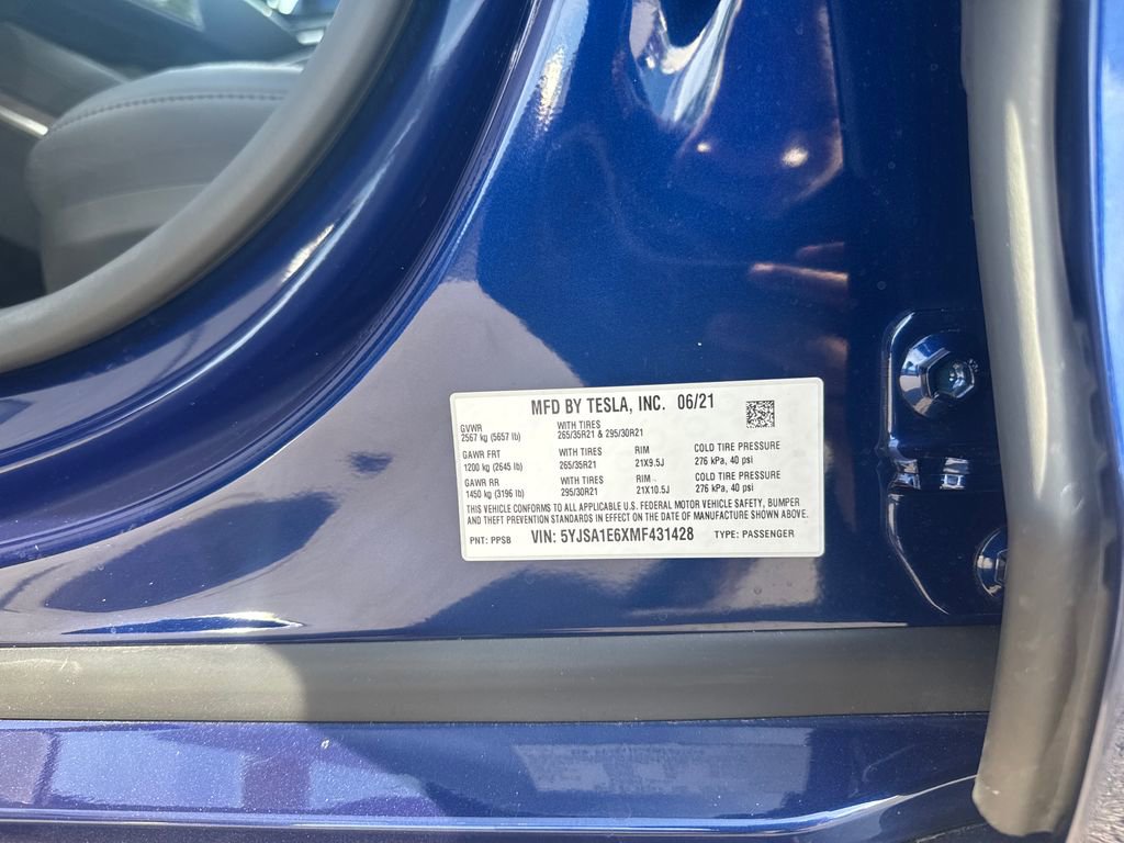 Used 2021 Tesla Model S Plaid image 30