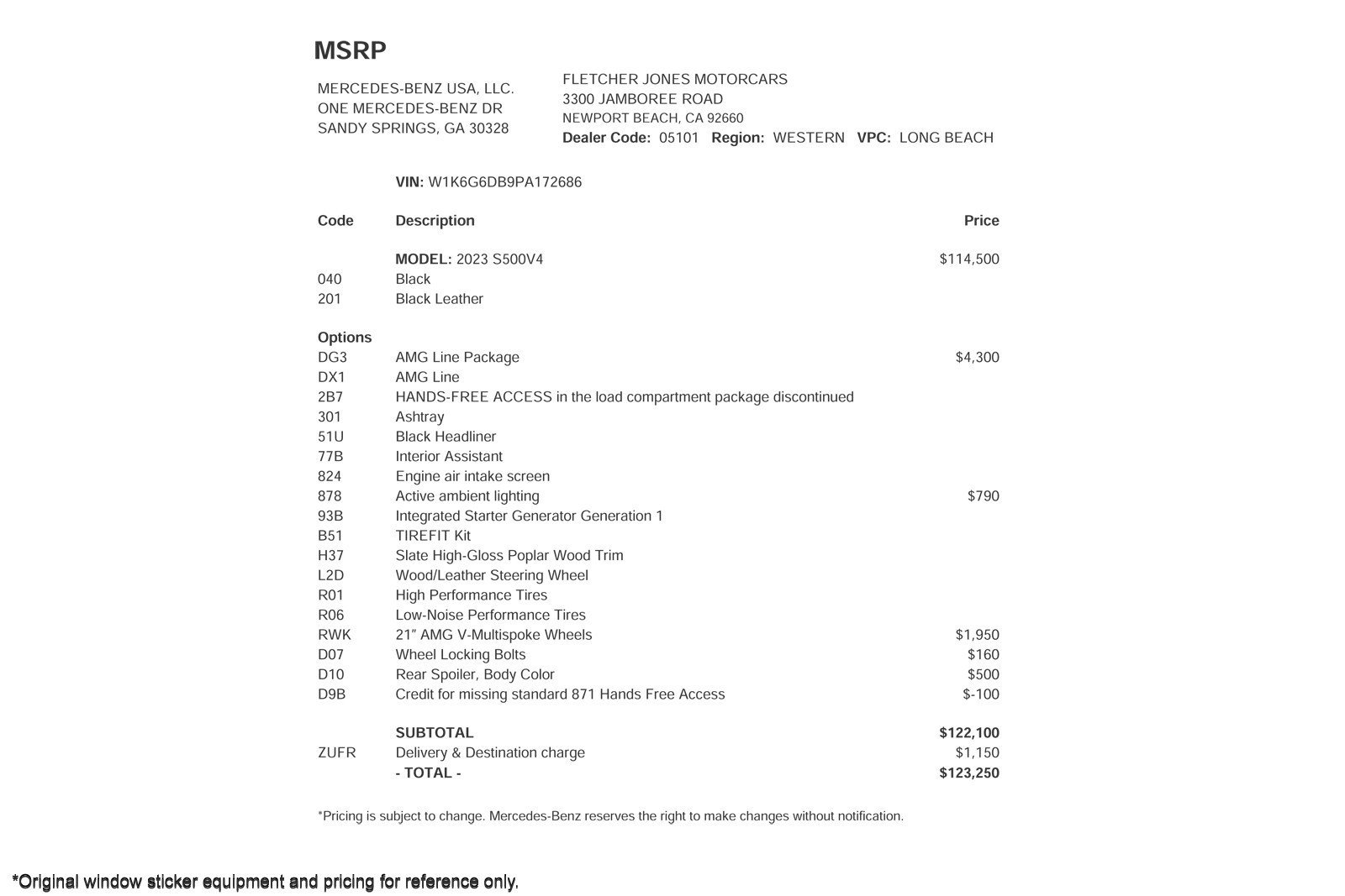 Certified 2023 Mercedes-Benz S 500 S 500 4MATIC Sedan image 4