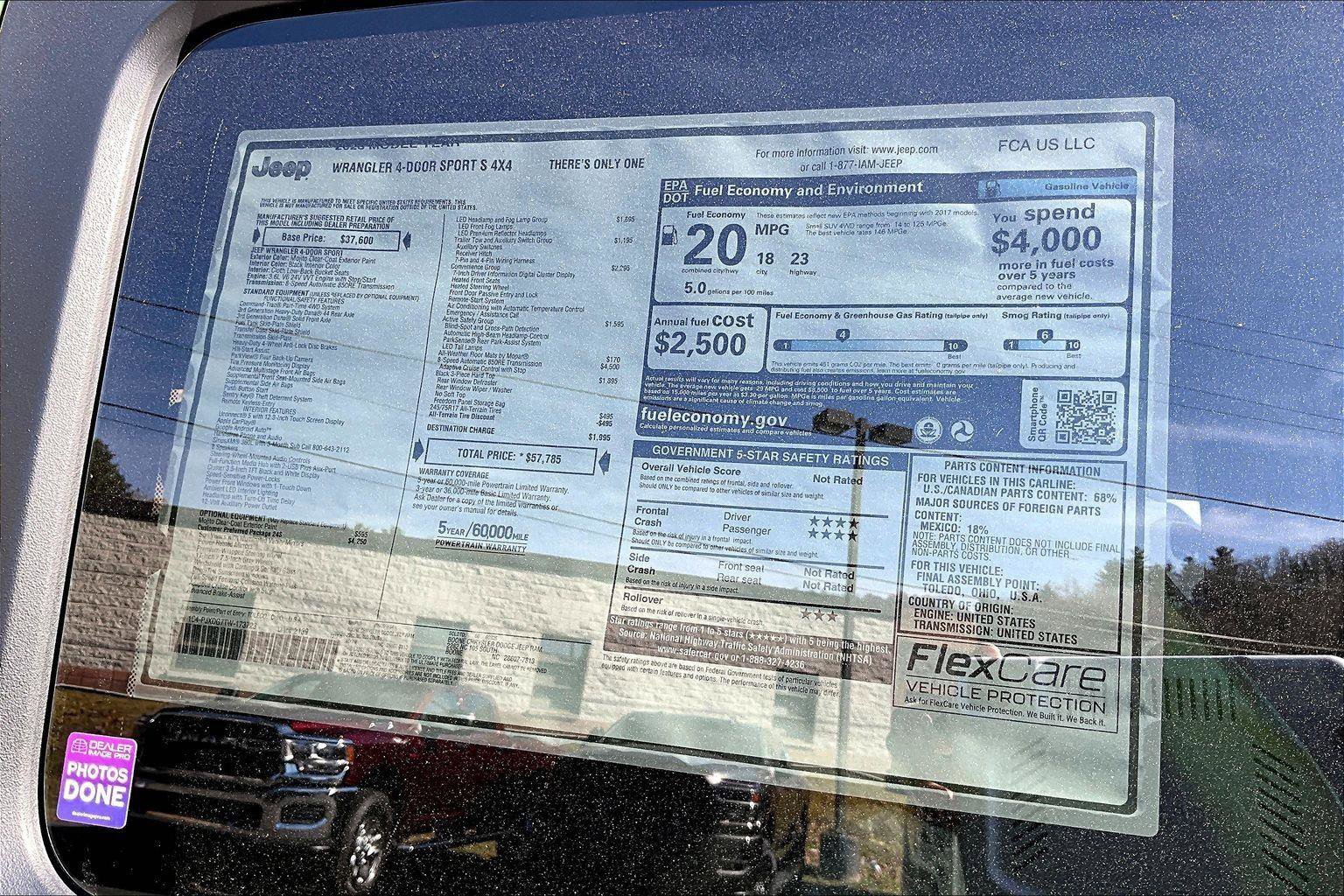 New 2026 Jeep Wrangler Sport S image 15