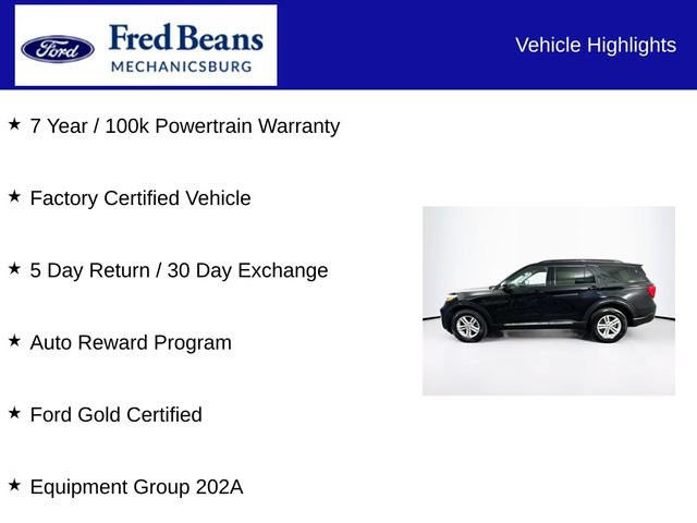Certified 2024 Ford Explorer XLT w/ Equipment Group 202A AWD/4WD image 7