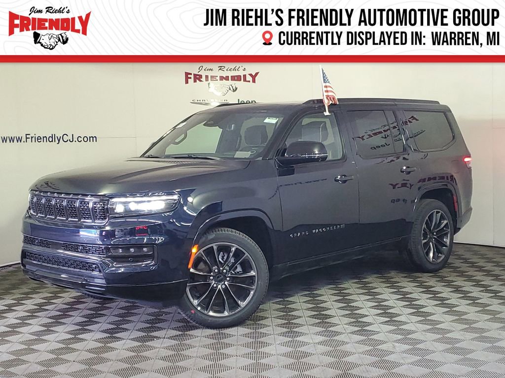 New 2025 Jeep Grand Wagoneer Series II Obsidian w/ Quick Order Packagew 28T