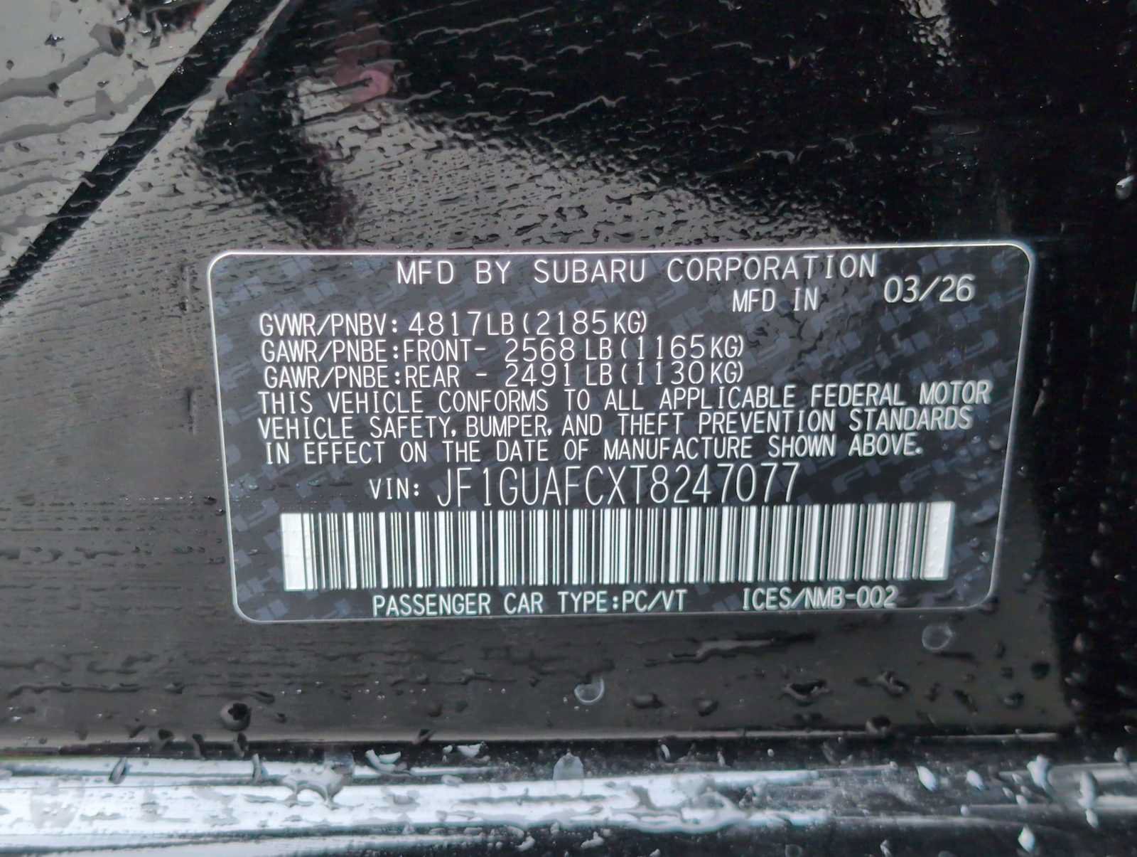 New 2026 Subaru Impreza 2.0i Sport AWD/4WD image 31