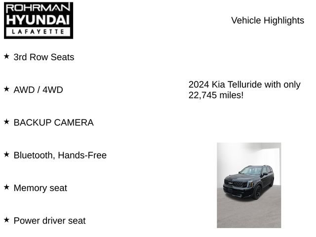 Used 2024 Kia Telluride SX Prestige X-Line AWD/4WD image 7