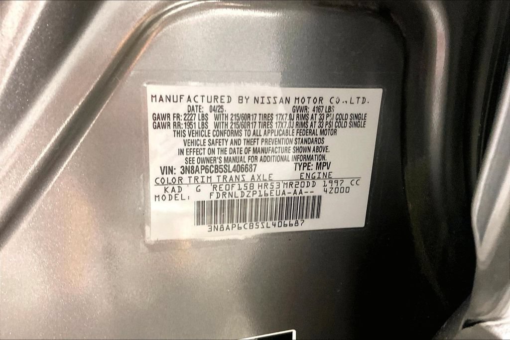 Certified 2025 Nissan Kicks SV AWD/4WD image 38