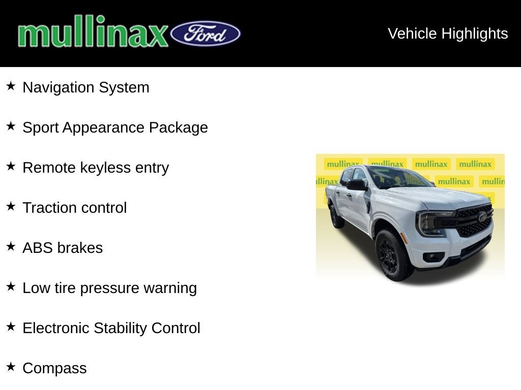 New 2026 Ford Ranger XLT w/ Equipment Group 301A High RWD image 15