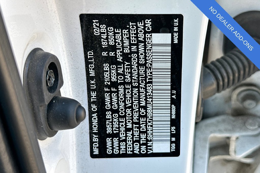 Used 2021 Honda Civic Sport Touring image 34