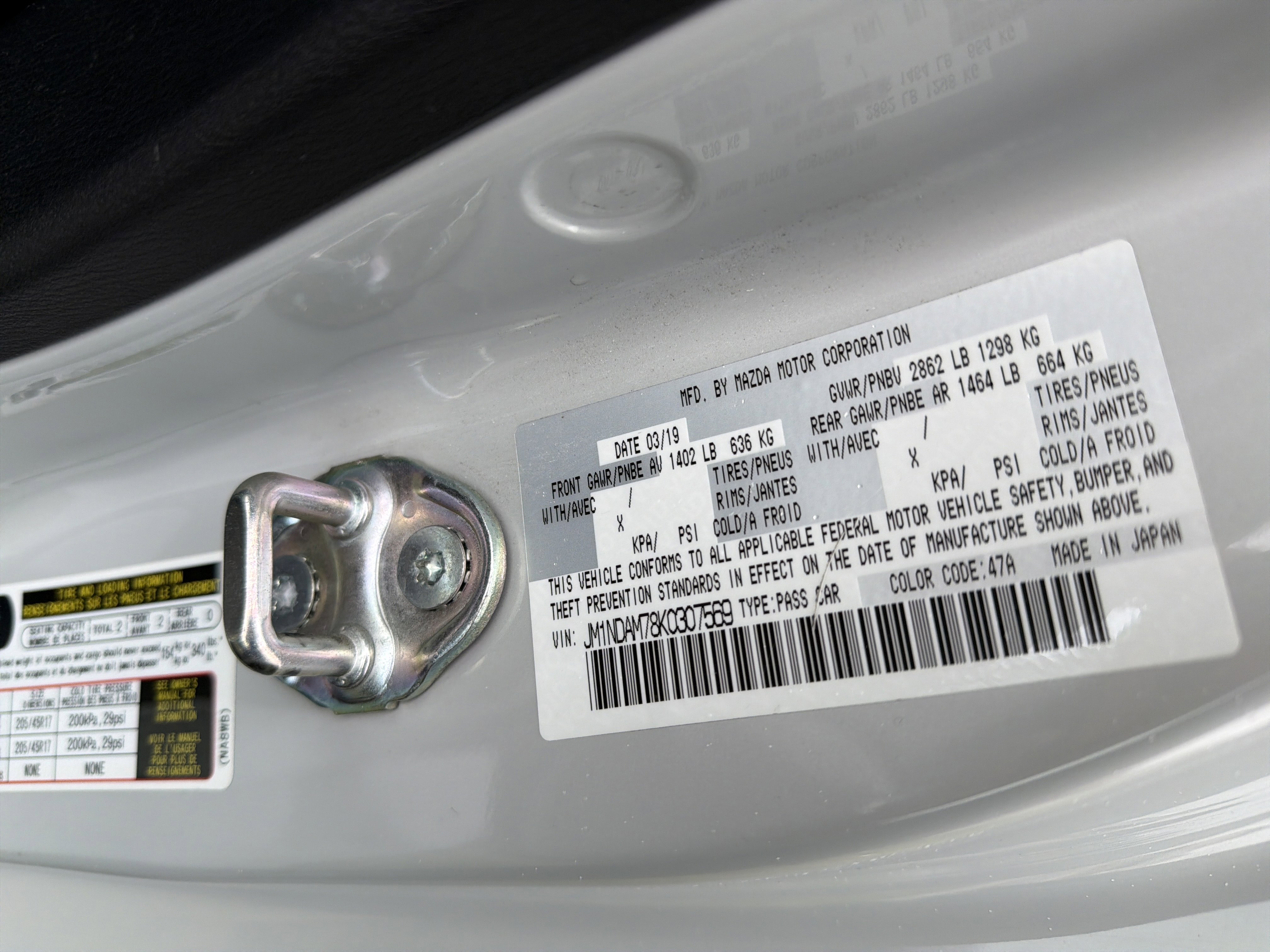 Used 2019 MAZDA MX-5 Miata RF Grand Touring w/ Appearance Package RWD image 23