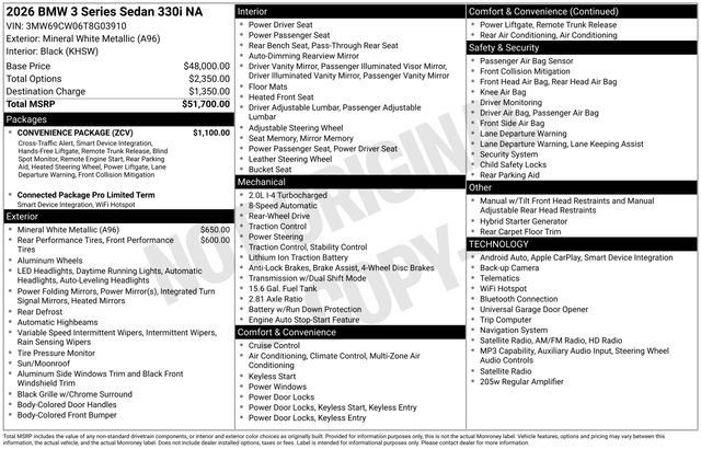 Used 2026 BMW 330i Sedan RWD image 19