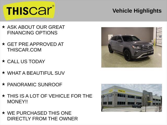 Used 2021 Volkswagen Atlas Cross Sport SE w/ Panoramic Sunroof Package FWD image 9