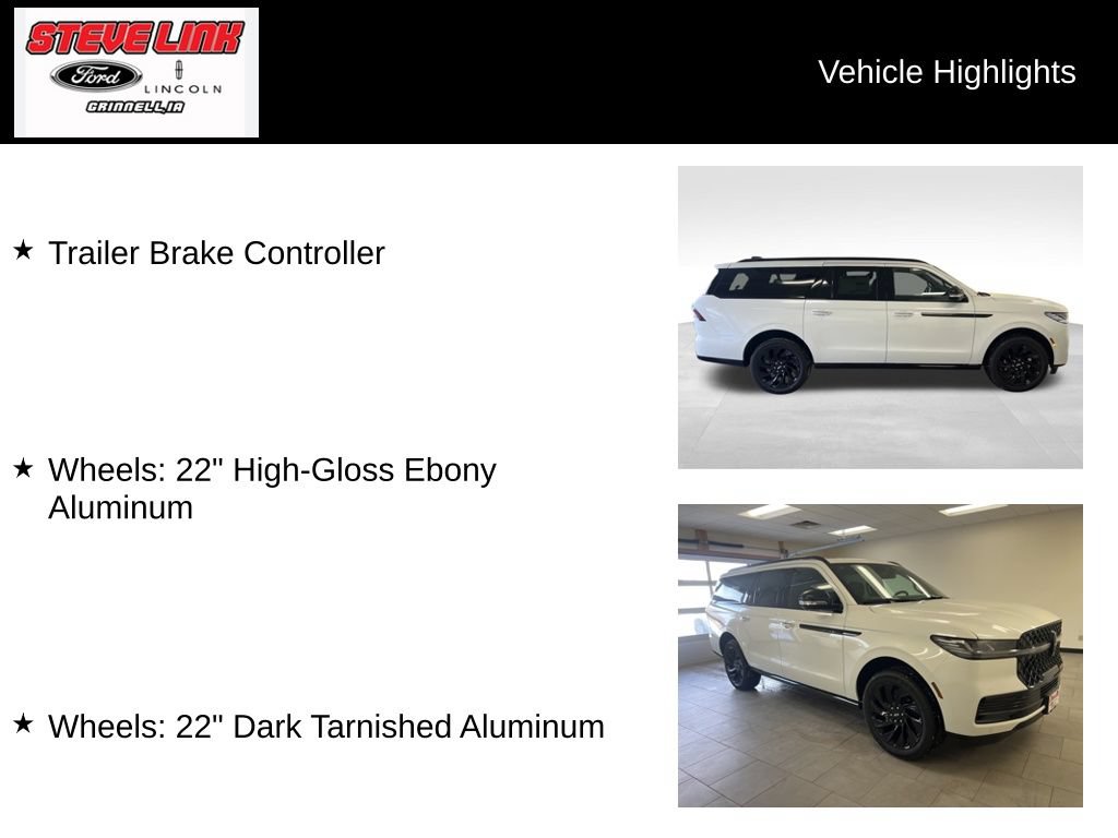 New 2026 Lincoln Navigator L Reserve w/ Jet Appearance Package AWD/4WD image 21