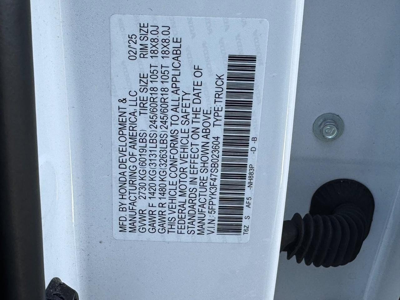 Certified 2025 Honda Ridgeline RTL+ image 26