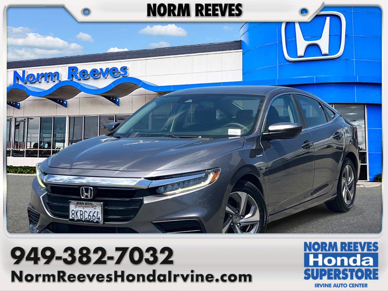 Certified 2019 Honda Insight EX