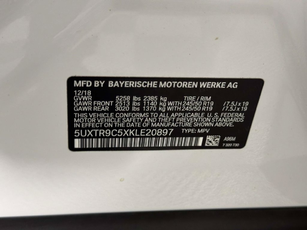 Used 2019 BMW X3 xDrive30i w/ Convenience Package AWD/4WD image 34