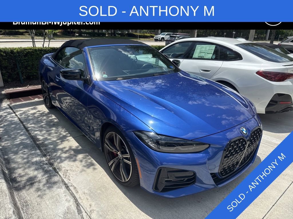 Certified 2024 BMW 430i Convertible w/ M Sport Package