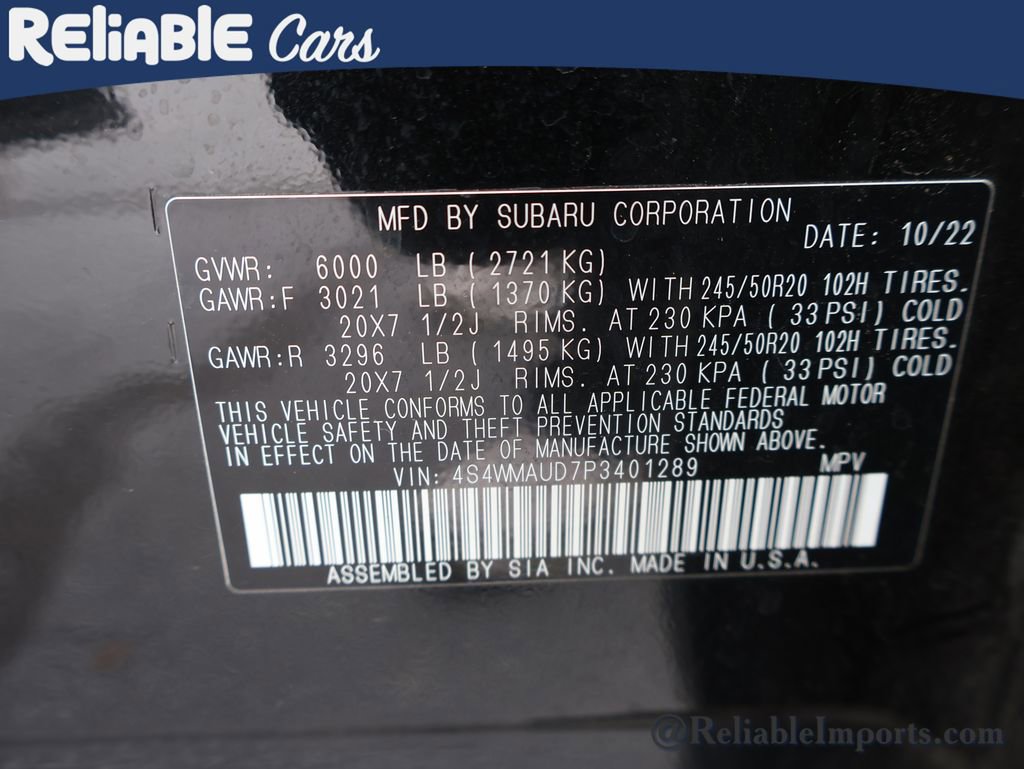 Used 2023 Subaru Ascent Limited w/ Technology Package image 43