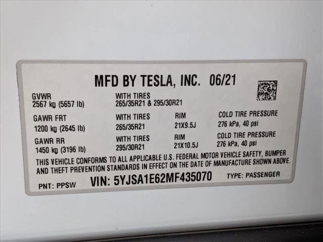 Used 2021 Tesla Model S Plaid AWD/4WD image 25