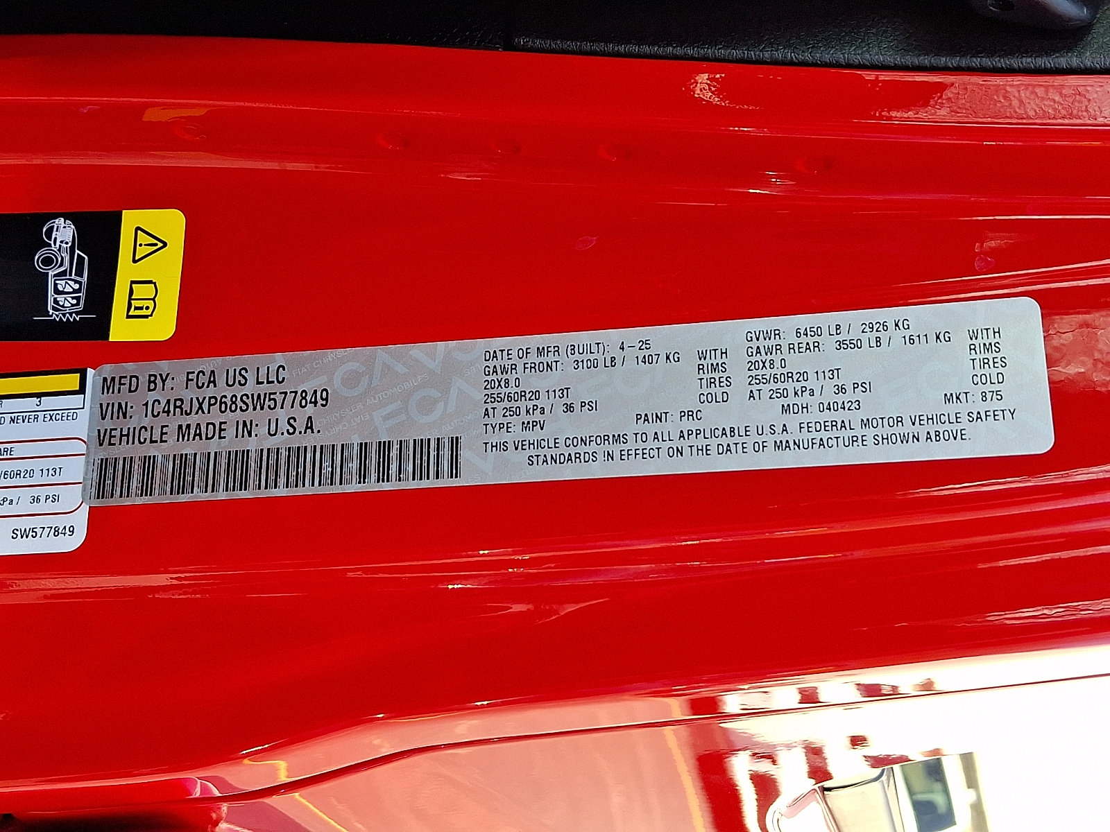 Certified 2025 Jeep Wrangler Sahara w/ Safety Group AWD/4WD image 27