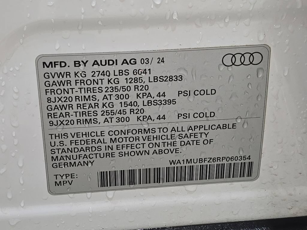 Used 2024 Audi Q4 e-tron Prestige w/ Black Optic Package AWD/4WD image 38
