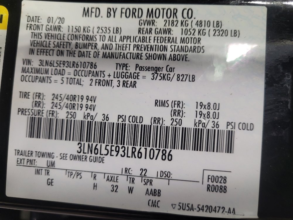 Used 2020 Lincoln MKZ Reserve w/ Luxury Package image 33