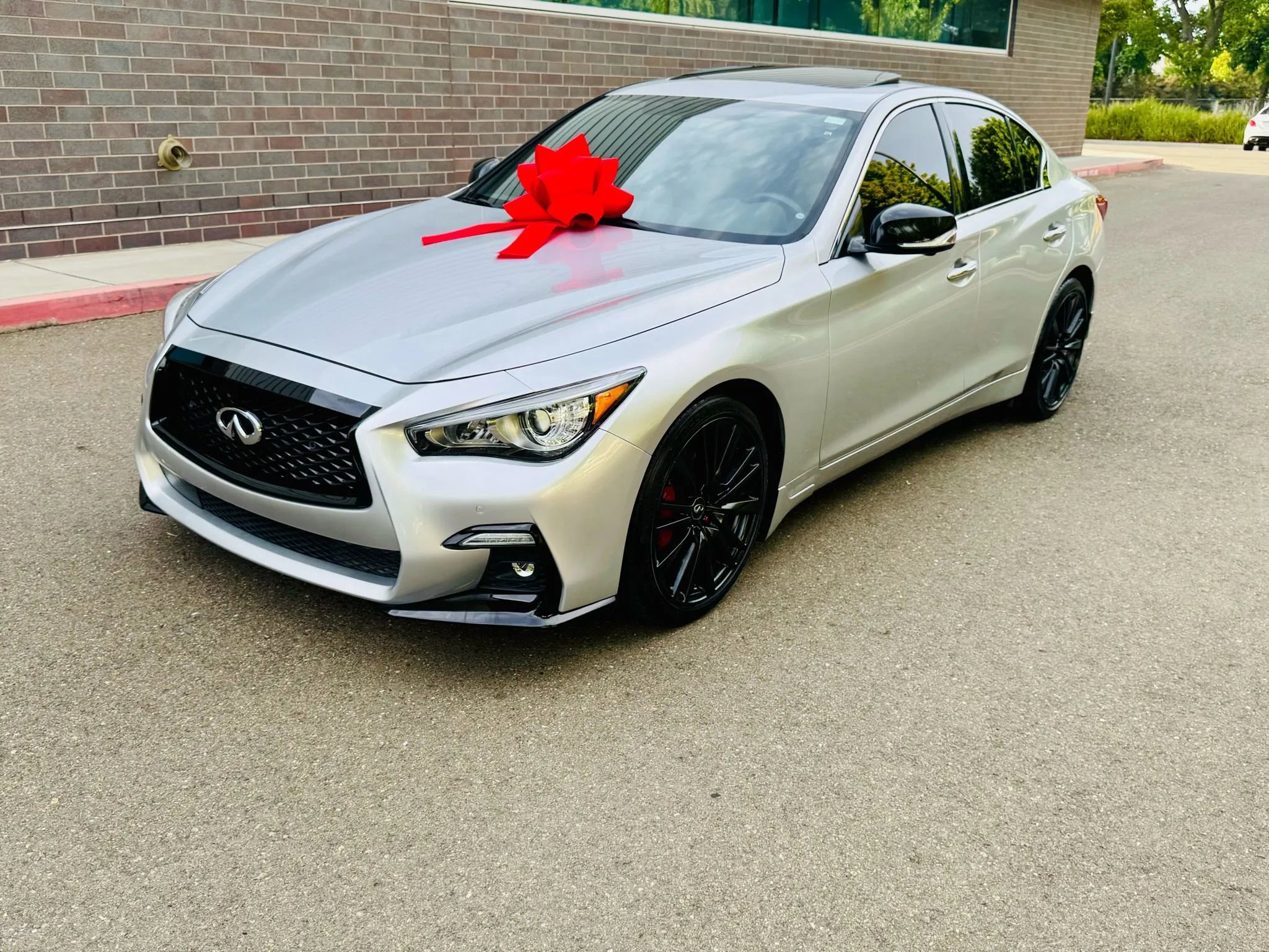 Used 2019 INFINITI Q50 Red Sport 400 RWD image 3