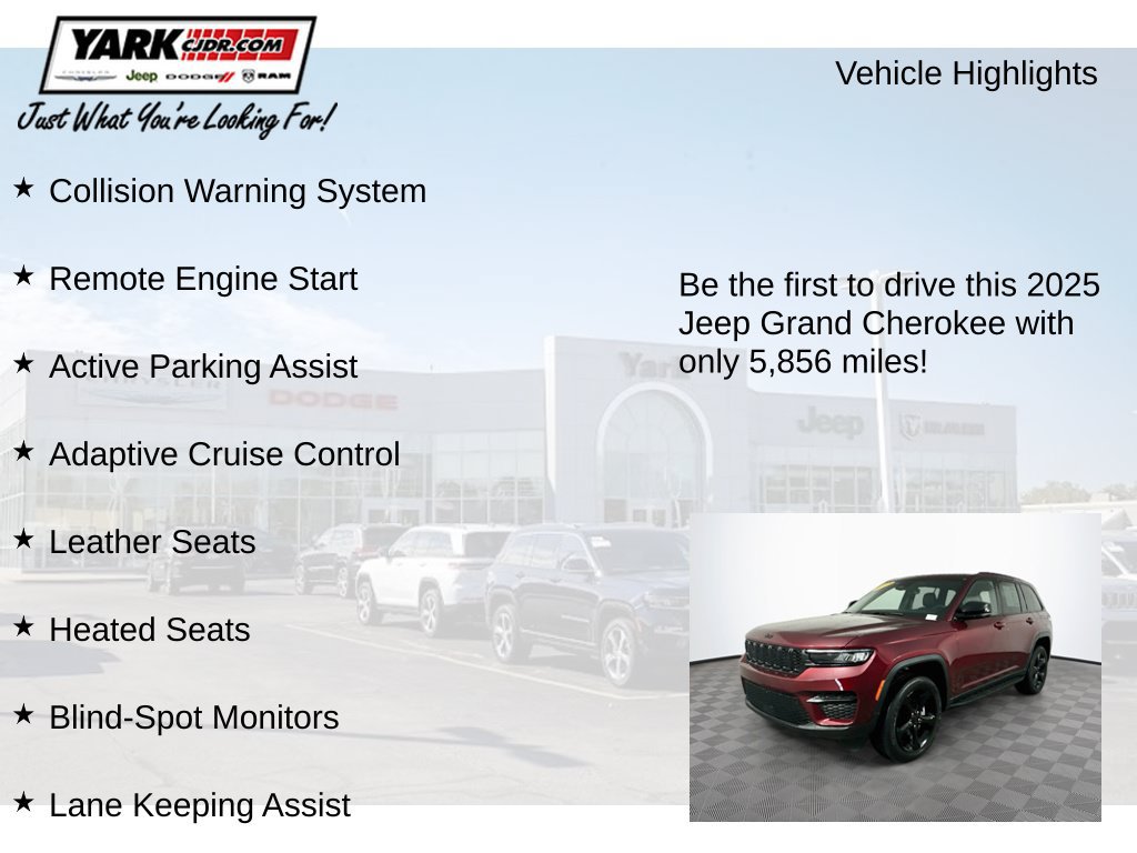 Certified 2025 Jeep Grand Cherokee Altitude AWD/4WD image 13