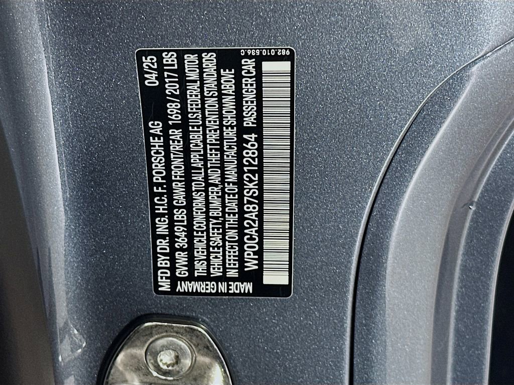 New 2025 Porsche 718 Boxster image 29