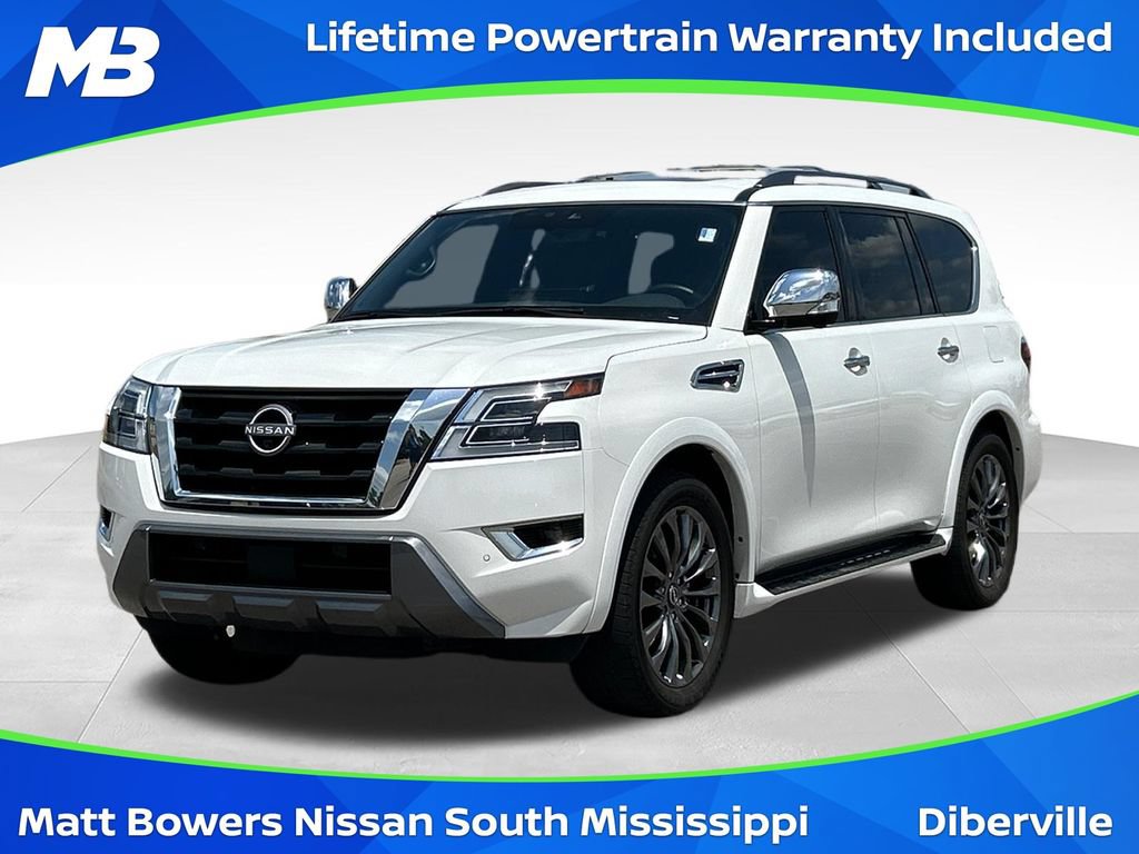 Used 2023 Nissan Armada Platinum w/ Captain's Chairs Package