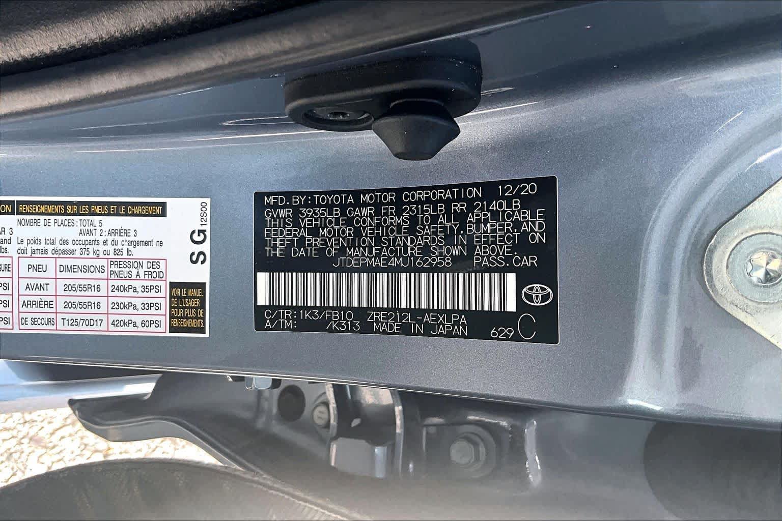 Used 2021 Toyota Corolla LE w/ Carpet Mat Package (TMS) FWD image 36