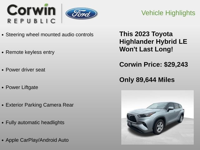 Used 2023 Toyota Highlander LE image 6